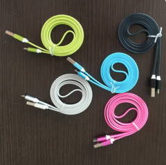 1 METER TYPE C FLAT CORDS (sold by the piece or dozen)