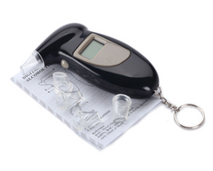 Digital breathalyzer alcohol tester keychain (sold by the piece)