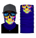 THERMAL RAINBOW SKULL SEAMLESS BANDANA FACE COVER TUBE MULTI FUNCTION MASK WRAPS