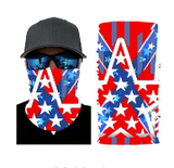 STAR SEAMLESS BANDANA FACE COVER TUBE MULTIFUNCTION MASK WRAPS