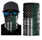 THIN GREEN LINE AMERICAN SEAMLESS BANDANA FACE COVER TUBE MULTIFUNCTION MASK WRAPS