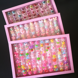 Cute Plastic Kids Finger Rings * 3 STYLES* (sold by the dozen, assorted or tray of 100)
