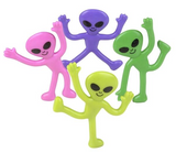 2.25" MINI BENDABLE ALIEN ASSORTMENT (sold by the dozen or bag of 48)