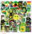 50pc Lot Assorted Hemp Leaf Weed Stickers 1.5"-3.5"( 50 pack)
