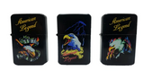 ORIGINAL AMERICAN LEGEND EAGLE FLIP TOP OIL LIGHTER (Sold by the piece or dozen)