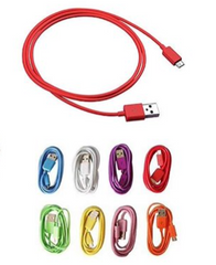 MICRO USB PHONE CABLE CHARGER PHONE ACCESSORY ( sold by the PIECE OR bag of 10 pieces )
