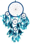 MEDIUM TURQUOISE  DREAMCATCHER 6.5" X 20" (sold by the piece)