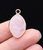 ROSE QUARTZ CRYSTAL OVAL PENDANT (sold by the piece or on chain)