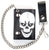 LARGE SKULL HEAD TRIFOLD LEATHER WALLETS WITH CHAIN (Sold by the piece)