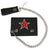 NAUTICAL RED STAR TRIFOLD LEATHER WALLETS WITH CHAIN (Sold by the piece)