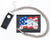 USA FLAG HORSES TRIFOLD LEATHER WALLETS WITH CHAIN (Sold by the piece)