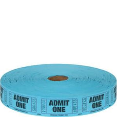 ROLL OF 2000 BLUE RAFFLE TICKETS ( sold by the roll )