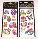 GRAB BAG OF TEMPORARY ASSORTED TATTOOS ( by the dozen) **- CLOSEOUT $1.50 FOR DOZEN CARDS