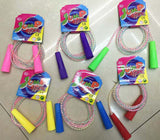 DELUXE 7 FOOT RAINBOW JUMP ROPE - (sold by the piece or dozen)