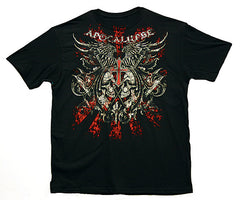 magic APOCALYPSE SKULL DAGGERS TEE SHIRT ( sold by the piece )