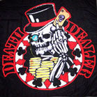 DEATH DEALER COLORED CLOTH 45 INCH WALL BANNER  (Sold by the piece) -* CLOSEOUT ONLY $ 2.95 EA