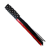USA RED THIN LINE fire fighter 60 INCH WINDSOCK ( sold by the piece )