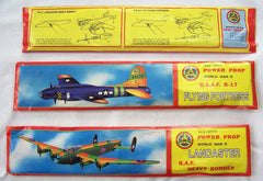 12 INCH LARGE WORLD WAR II BOMBER GLIDER PLANE WITH MOVING PROPELLERS (sold by the dozen )