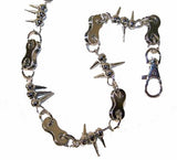 SPIKES HEAVY WALLET METAL 29 INCH CHAINS WITH CLIP (Sold by the piece) * CLOSEOUT NOW $ 2.50 EA