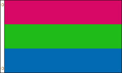 POLYSEXUAL 3 X 5 FLAG ( sold by the piece )