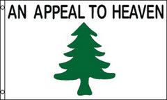 AN APPEAL TO HEAVEN GOD GREEN TREE  3 X 5 FLAG ( sold by the piece )