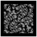 DELUXE ANCIENT STACK OF SKULLS BANDANA (Sold by the piece or dozen)