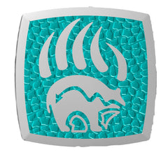 NATIVE STYLE BEAR CLAW STAINLESS STEEL BIKER RING ( sold by the piece )