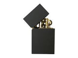 PLAIN BLACK FLIP TOP OIL LIGHTER (Sold by the piece or dozen)