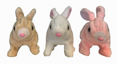 BATTERY OPERATED WALKING HOPPING BUNNIES WITH SOUND (Sold by the piece)