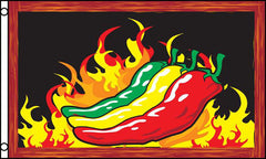 RED HOT CHILIES 3 X 5 FLAG ( sold by the piece )