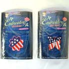 AMERICAN FLAG SHAPED EMBROIDERED PATCHES  (Sold by the dozen) CLOSEOUT NOW ONLY 25 CENTS EA