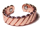 PURE HEAVY COPPER STYLE # CS  MAGNETIC RING ( sold by the piece )