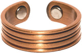 PURE HEAVY COPPER STYLE # A  MAGNETIC RING ( sold by the piece )