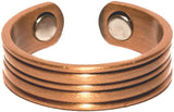 PURE HEAVY COPPER STYLE # A  MAGNETIC RING ( sold by the piece )