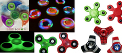 ASSORTED MIX OF ALL FIDGET SPINNERS STRESS RELIEVER TOY (sold by the piece or dozen)