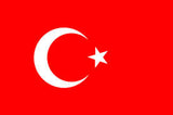 TURKEY 3' X 5' FLAG (Sold by the piece)