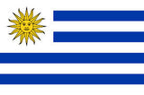 URUGUAY COUNTRY 3' X 5' FLAG (Sold by the piece) CLOSEOUT $ 2.50 EA