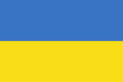 UKRAINE COUNTRY 3' X 5' FLAG (Sold by the piece)