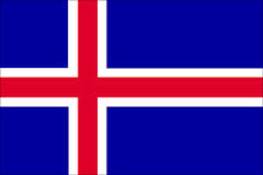 ICELAND COUNTRY 3' X 5' FLAG (Sold by the piece) *- CLOSEOUT $ 2.95 EA