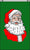 VERTICAL SANTA FACE 3 X 5 FLAG ( sold by the piece )
