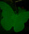 16" GLOW IN THE DARK BUTTERFLY  BUBBLE POP IT SILICONE STRESS RELIEVER TOY  (sold by the piece )