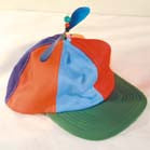CRAZY ADULT SIZE HELICOPTER PROPELLAR BASEBALL HAT (Sold by the piece)