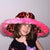 FLAMING WIDE BRIM FUZZY HAT  (Sold by the dozen BY COLOR ) CLOSEOUT NOW ONLY $2.50 EA