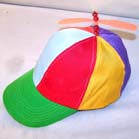 KIDS HELICOPTER HAT WITH PROPELLER (Sold by the piece)