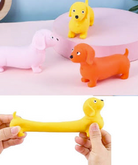Squishy Sand-Filled Dog Moldable Stress Toy (sold by the piece or dozen)