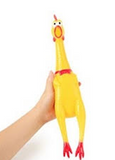 14 INCH SCREAMING RUBBER CHICKEN (Sold by the piece)