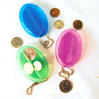 COIN PURSE KEY CHAIN (Sold by the dozen) * CLOSEOUT * NOW ONLY 0.25 CENTS EA