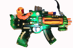 BATTERY OPERATED ROBOT ROTATING FIRE MACHINE GUN (sold by the piece )