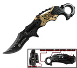 MULTI-FUNCTION MARINE FOLDING KNIFE WITH RING  (SOLD BY THE PIECE)