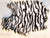 ZEBRA  RABBIT SKIN PELT (Sold by the piece)